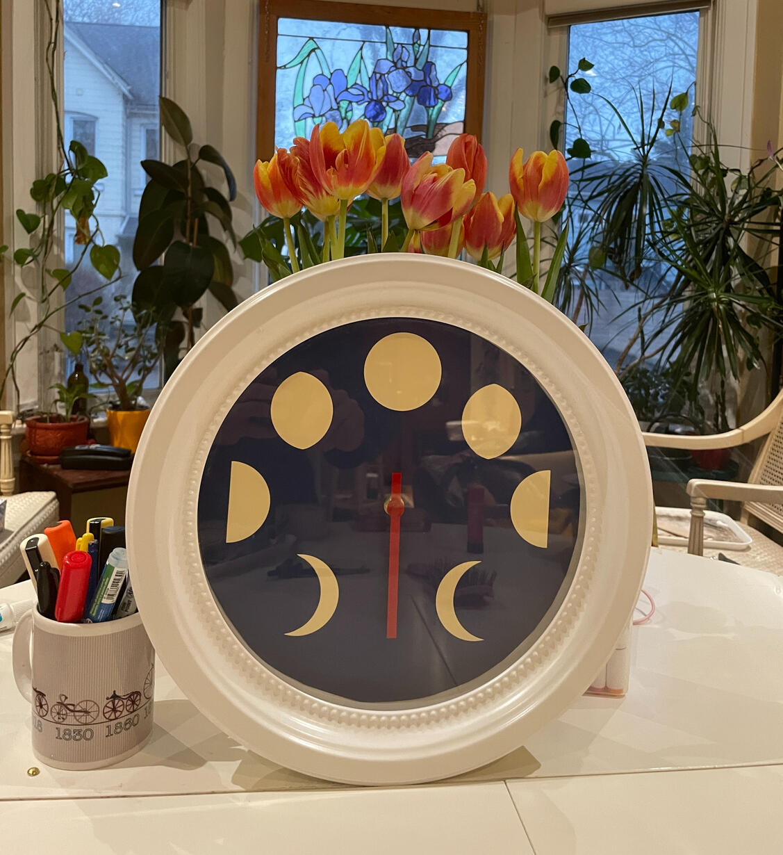 34cm Classic White $85