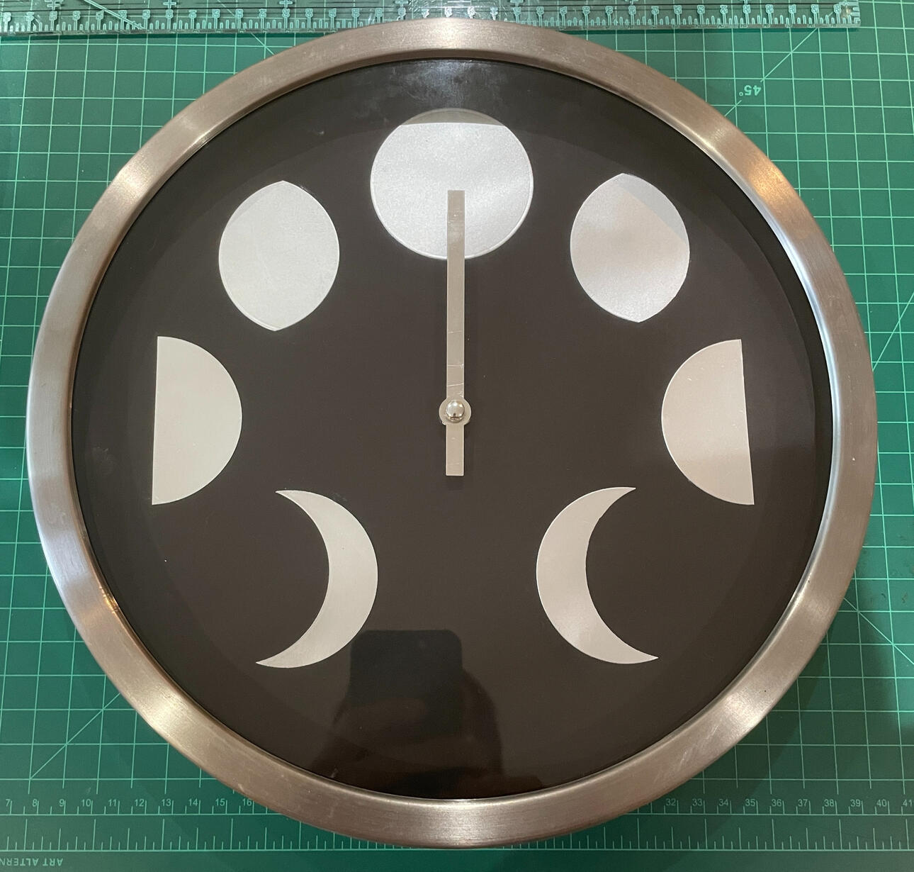 30cm Silver Moon #4 $85